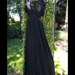 Betsy Adam  black cutout dress Sz S Sz 4